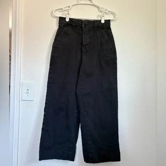 Everlane The Utility Wide Leg Pant size 2 - Picture 3 of 7